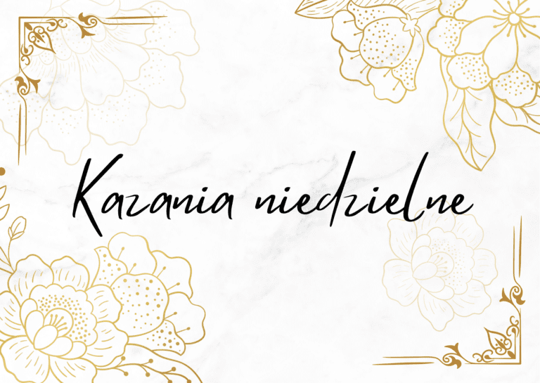 Kazania niedzielne – Niedziela Palmowa – Męki Pańskiej (Rok C)