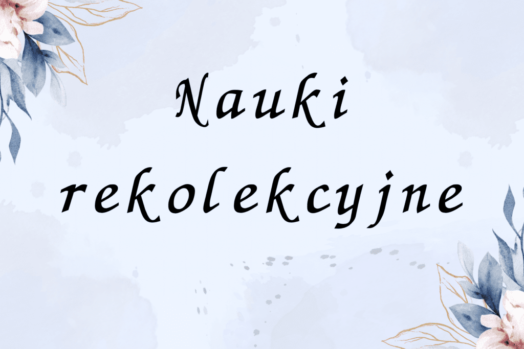Rekolekcje wielkopostne – sobota 28.03.2026